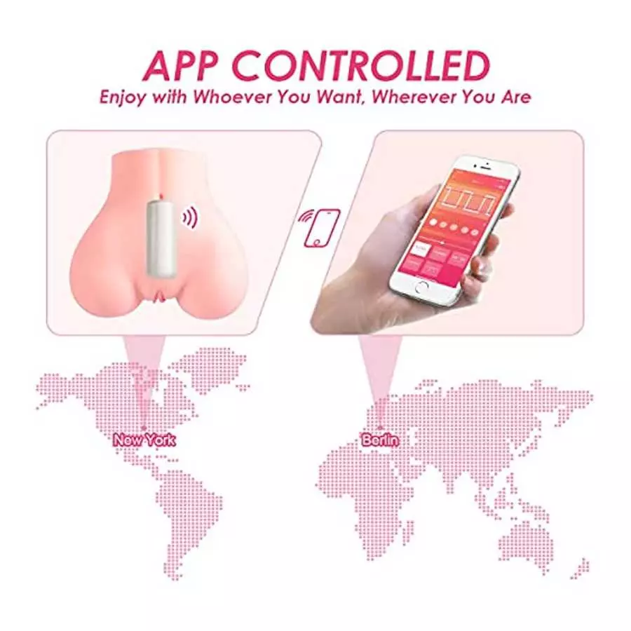 Sex Doll Male Masturbator for Men - ZEMALIA Automatic Sucking Adult Toys with Remote Control + 5 Suctions & Vibrations - Realist