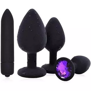 Anal Plug Vibrator with Control Sex Toys for Men & Women-Prostate Massager with 10 Thrusting&Vibrating Modes Adult Sex Toys Thru