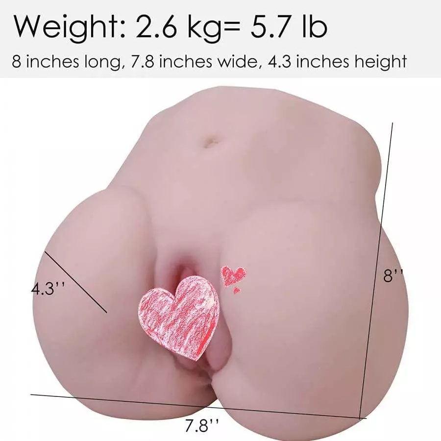 5.7LB Life Size Sex Doll Masturbator, SINLOLI 3D Realistic Male Masturbator Sex Toys for Male Masturbation