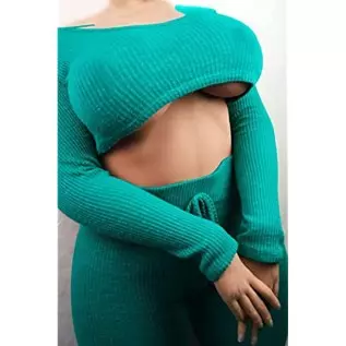 Lifelike Sex Doll Sex Doll Big Jelly Boobs Women's Torso Full Size TPE Silicone Doll Full Body Sex Doll for Men Ship from US Whe