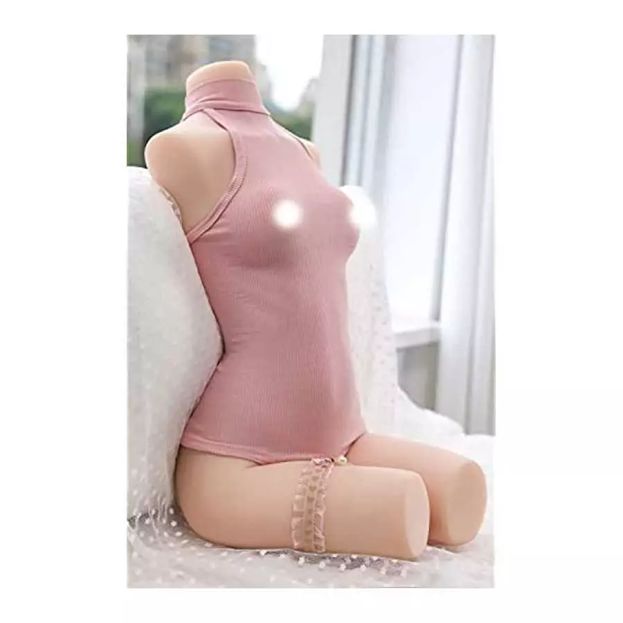 Dalinch Jelly Material Small Breasts, New Skeleton, Sex Doll Male masturbator, Sex Doll, Non-Inflatable insertable Doll, Sexy Fe