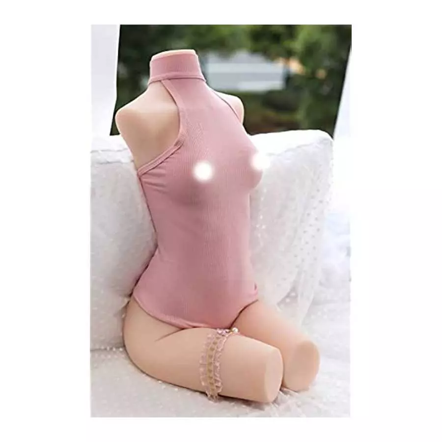 Dalinch Jelly Material Small Breasts, New Skeleton, Sex Doll Male masturbator, Sex Doll, Non-Inflatable insertable Doll, Sexy Fe
