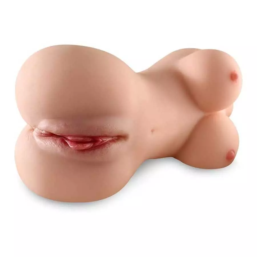 Realistic Sex Doll for Men Male Masturbator Toy Torso Pocket Pussy Pussycats Hands-Free 2 in 1 Adult Sex Toy for Men 5LBS…