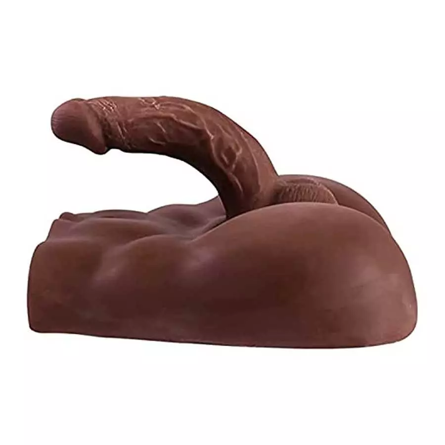 Daomo Realistic Dildo Sex Toy for Women Lifelike Male Sex Doll with Big Flexible Penis Dildo Sex Love Doll, 6.82LB, Dark Brown
