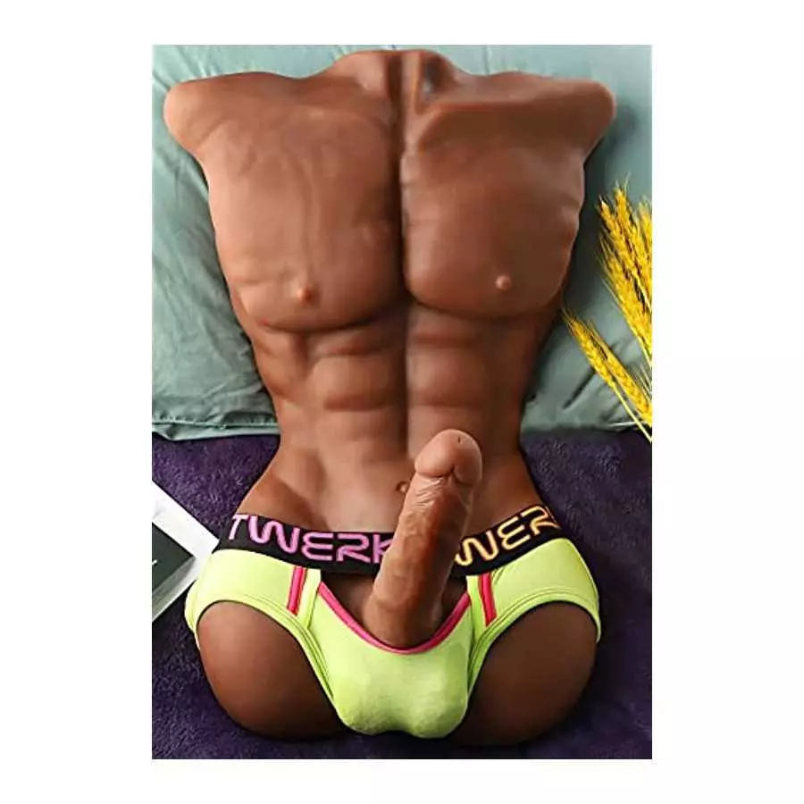 Sex Doll with Male Torso Half-Body,Sexpower 16.9lb Sex Doll with Flexible Dildo for Women, Gay Sex Doll with Tight Anal Hole ,Un Sex Doll with Male Torso Half-Body,Sexpower 16.9lb Sex Doll with Flexible Dildo for Women, Gay Sex Doll with Tight Anal Hole ,Un