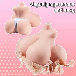 Zonbik 11lb Adult Male Sex Doll for Men, Realistic Torso Sex Dolls with Masturbator, Vagina Anal can be Inserted with Sex Toys f