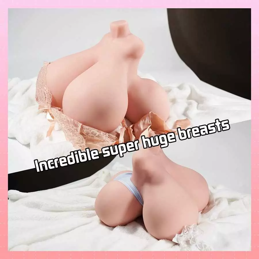 Zonbik 11lb Adult Male Sex Doll for Men, Realistic Torso Sex Dolls with Masturbator, Vagina Anal can be Inserted with Sex Toys f