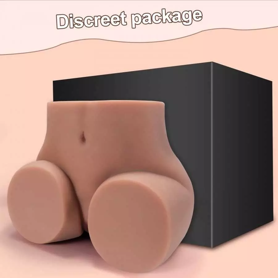 17LB Male Masturbator Life-Size Sex Doll with Pussy and Ass for Men Masturbation, 3D Realistic Butt Masturbator with 2 Textured 