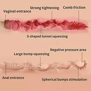 20LB/9KG Lifelike Sex Doll Male Masturbator, Realistic Big Butt Pussy Ass Male Masturbator with Vagina Anal Sex Stroker, Hip Adu