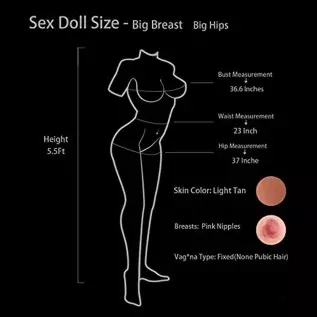 AILEGOOD 78LB Adult Sex Doll Full Body for Women Silicone Male Sex Toys with Lifelike Boobs and Butt, Real Scale 3D Love Sex Dol