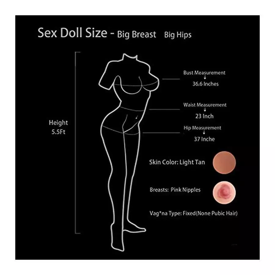 AILEGOOD 78LB Adult Sex Doll Full Body for Women Silicone Male Sex Toys with Lifelike Boobs and Butt, Real Scale 3D Love Sex Dol