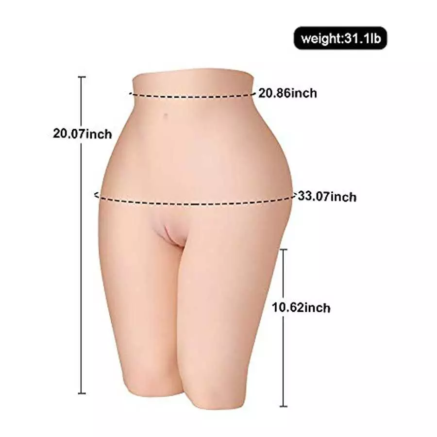 Male Masturbator Sex Doll Pussy - Ass Tight Anus Butt with Tight Suction Vaginal Anal Sexy Thighs 3D Stimulating Channel Ass Sex