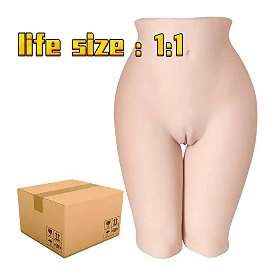 Male Masturbator Sex Doll Pussy - Ass Tight Anus Butt with Tight Suction Vaginal Anal Sexy Thighs 3D Stimulating Channel Ass Sex