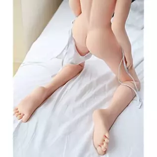 Realistic 3D Sex Doll with 3 Elastic Channels Male Masturbation TPE Doll Doll Solid Adult Toy Asian Skin Silicone Love Doll in S