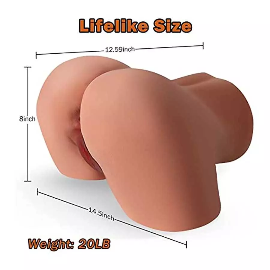 Lifelike Sex Doll Male Masturbator Realistic Pocket Pussy Ass Butt + Sex Doll Douche Washer Hose for Male Sex Toys Cleaning Devi
