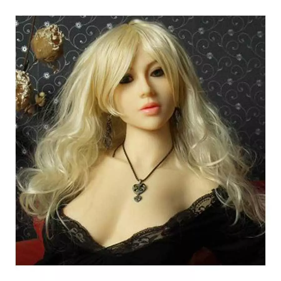 Sex Dolls Head for Full Body Women' Torso Sex Doll Head Real Lifelike TPE Dolls Sex Sexy Realistic Love Dolls Head for Full Life