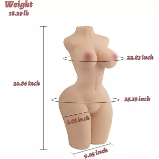 18.6lb Sex Doll Male Masturbator with Big Boobs & Plump Ass & Flexible Legs, JIZNY Scaled-Down Torso Masturbator Pocket Pussy wi 18.6lb Sex Doll Male Masturbator with Big Boobs & Plump Ass & Flexible Legs, JIZNY Scaled-Down Torso Masturbator Pocket Pussy wi