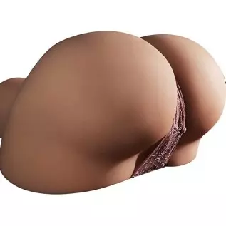 Daomo 19.4 LB Pocket Pussy Stroker TPE Life-Size Sex Doll with Tight Ribbed Vaginal & Anal Canal, Life-Sized Butt & Pussy Adult 