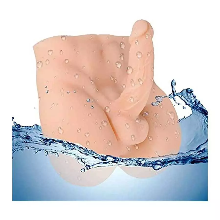 Male Torso Sex Doll Realistic Dildo, Gay Sex Toy Adult Love Doll for Women, Lifesize G-Spot Dildo Male Body TPE Doll