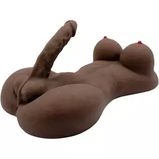 Realistic Sex Doll Man Woman Body Mix Torso Sex Toy Love Doll for Man Shemale Doll for Gay Doles for Woman's Intimate Gift (Fles Realistic Sex Doll Man Woman Body Mix Torso Sex Toy Love Doll for Man Shemale Doll for Gay Doles for Woman's Intimate Gift (Fles