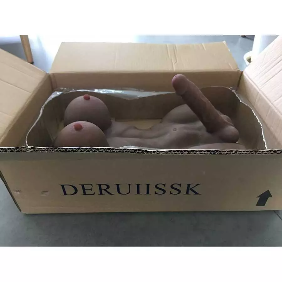 Realistic Sex Doll Man Woman Body Mix Torso Sex Toy Love Doll for Man Shemale Doll for Gay Doles for Woman's Intimate Gift (Fles