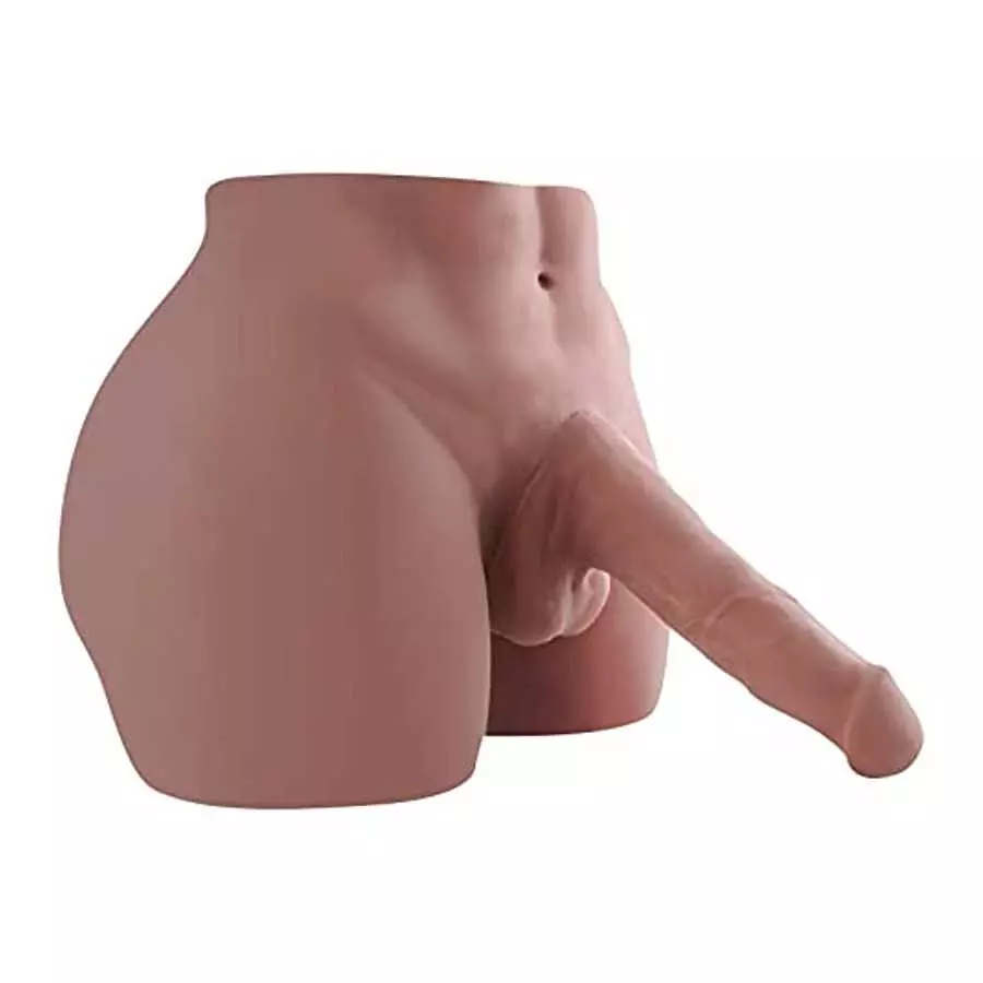 Male Torso Sex Doll for Women Female Sex Love Doll with Realistic Huge Dildo and Tight Anal for Women Masturbation Couple Sex Fu