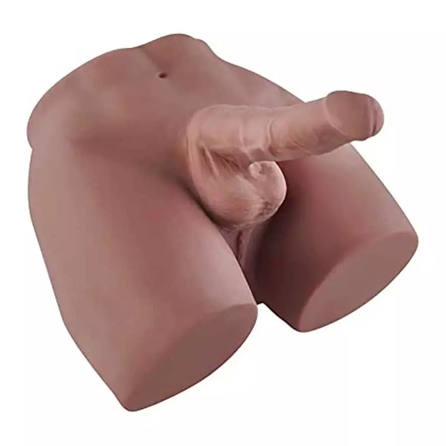 Male Torso Sex Doll for Women Female Sex Love Doll with Realistic Huge Dildo and Tight Anal for Women Masturbation Couple Sex Fu