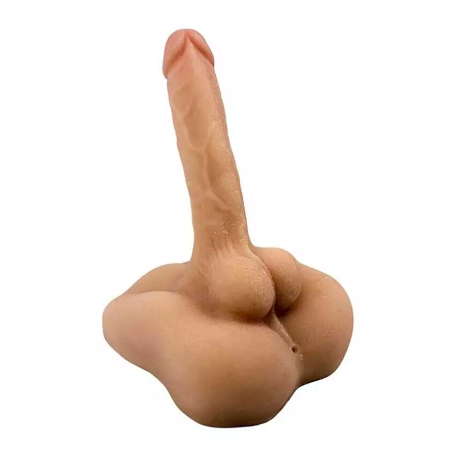 daomo Male Torso Sex Doll for Women , Realistic Flexible Dildo , Men Penis Love Doll with Tight Anal Hole & Flat Base Unisex Mas