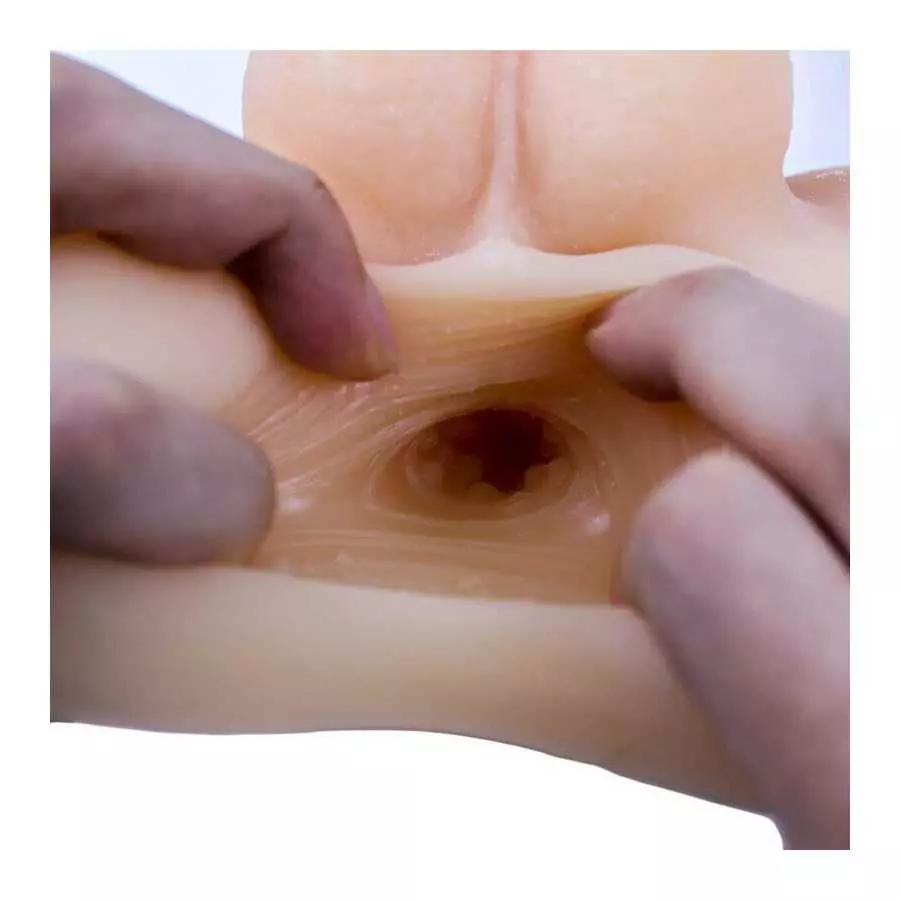 daomo Male Torso Sex Doll for Women , Realistic Flexible Dildo , Men Penis Love Doll with Tight Anal Hole & Flat Base Unisex Mas