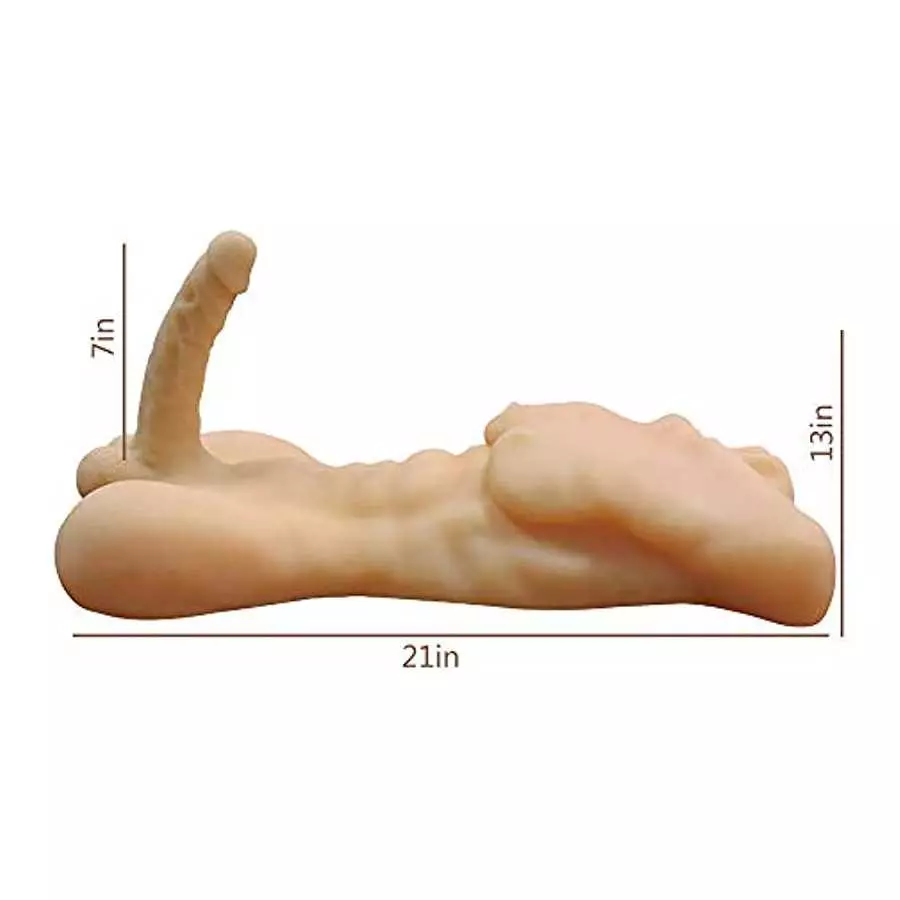 FST Male Penis Sex Doll with Tight Anus Huge Dildo Love Doll Masturbation Toy for Women Couple Gay Shemale Threesome Play