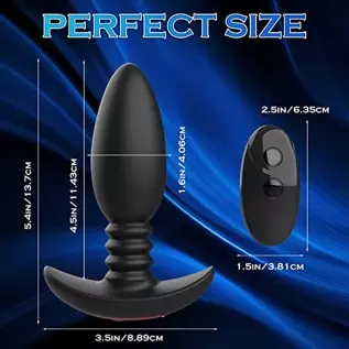 Anal Plug Vibrator Prostate Massager, Vibrating Butt Plug with 10 Vibration, Adult Sex Toys Remote Control G Spot Vibrators, Ana Anal Plug Vibrator Prostate Massager, Vibrating Butt Plug with 10 Vibration, Adult Sex Toys Remote Control G Spot Vibrators, Ana