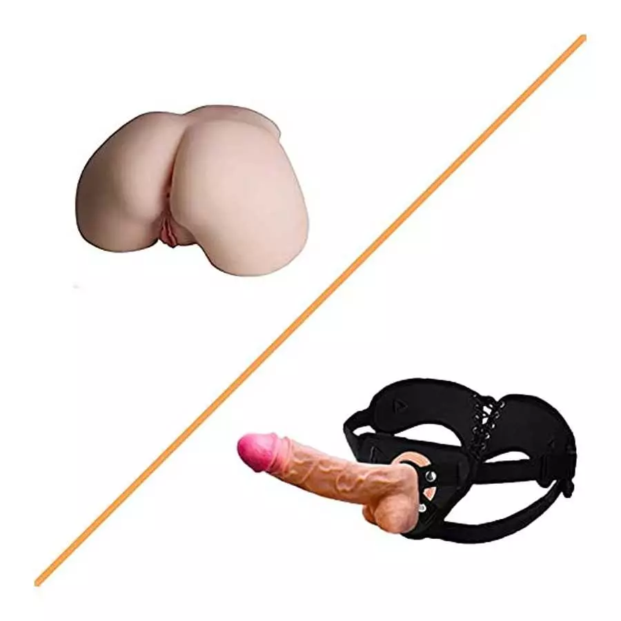 13LB Sex Doll & Strap-on Dildo Realistic Dildo