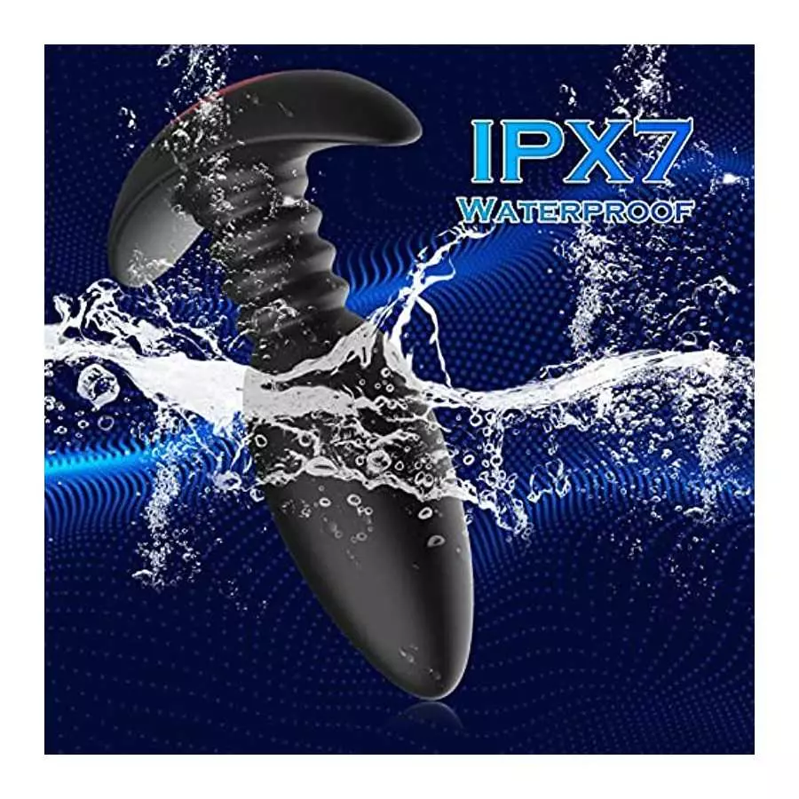 Anal Plug Vibrator Prostate Massager, Vibrating Butt Plug with 10 Vibration, Adult Sex Toys Remote Control G Spot Vibrators, Ana