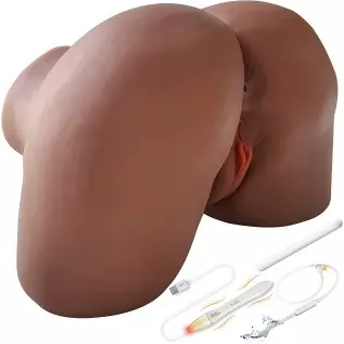 Sex Doll,19.84LB Life-Sized Sex Doll Ass Male Masturbator with Drying Stick& Heating Rod&Sex Doll Douche Washer Hose,Torso Hip R