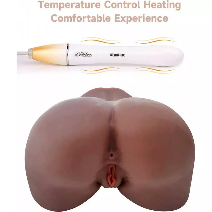 Sex Doll,19.84LB Life-Sized Sex Doll Ass Male Masturbator with Drying Stick& Heating Rod&Sex Doll Douche Washer Hose,Torso Hip R