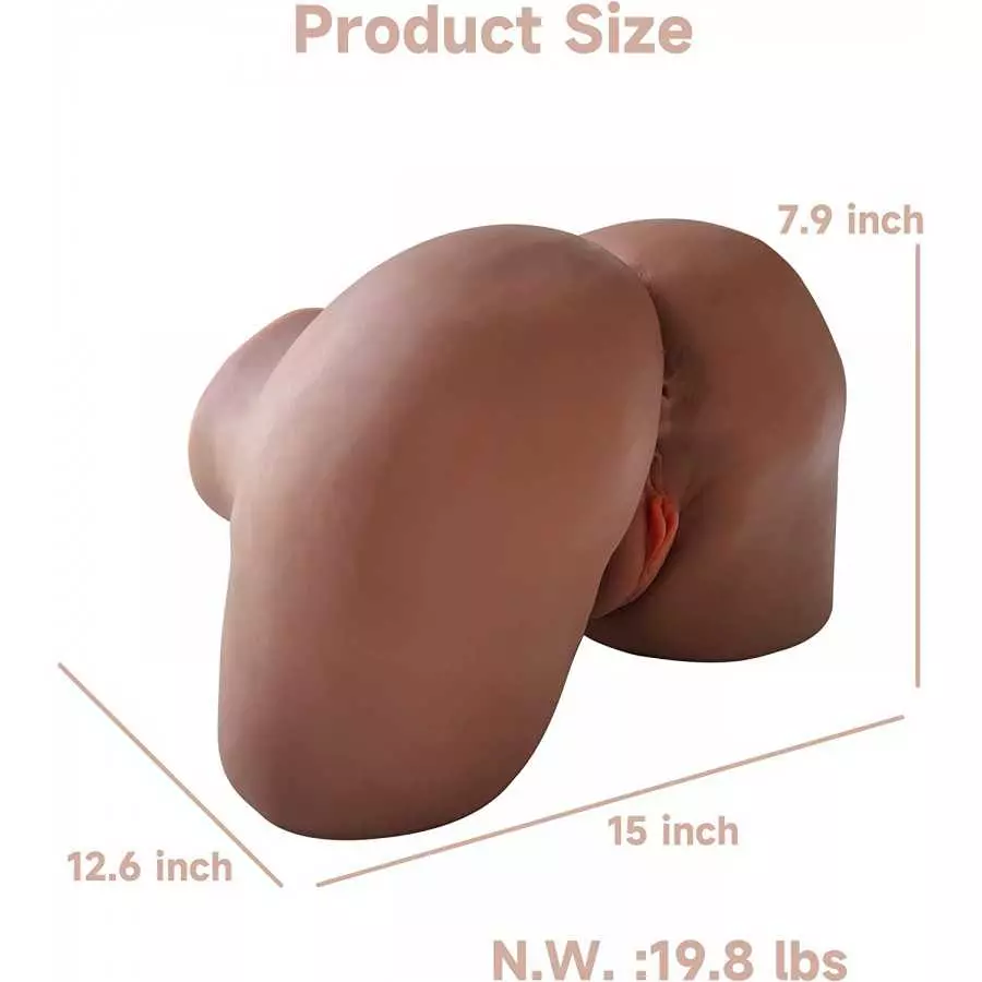 Sex Doll,19.84LB Life-Sized Sex Doll Ass Male Masturbator with Drying Stick& Heating Rod&Sex Doll Douche Washer Hose,Torso Hip R