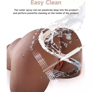 Sex Doll,19.84LB Life-Sized Sex Doll Ass Male Masturbator with Drying Stick& Heating Rod&Sex Doll Douche Washer Hose,Torso Hip R