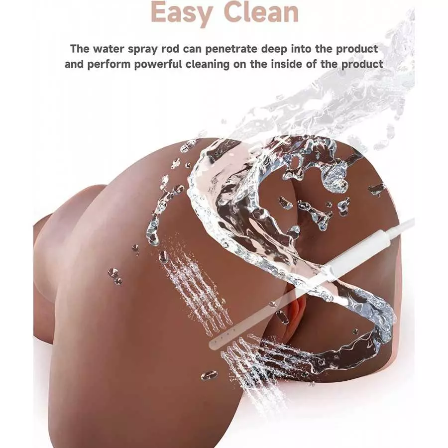 Sex Doll,19.84LB Life-Sized Sex Doll Ass Male Masturbator with Drying Stick& Heating Rod&Sex Doll Douche Washer Hose,Torso Hip R