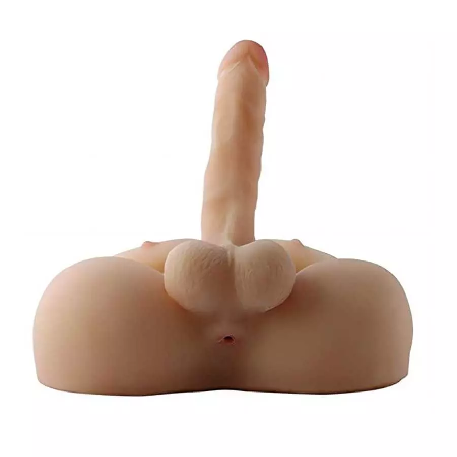 Male Sex Doll Torso Dildo Sex Toy for Women, Huge Penis Love Doll with Tight Anal Sex Realistic Long Dildo Sex Toys for Female M