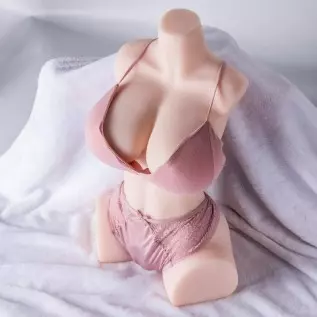 Adult Sex Doll Male Apparatus with Realistic Chest Realistic Vagina Anal Optional Anal, 14.3lbs (6.5KG) Real Female Torso Adult 