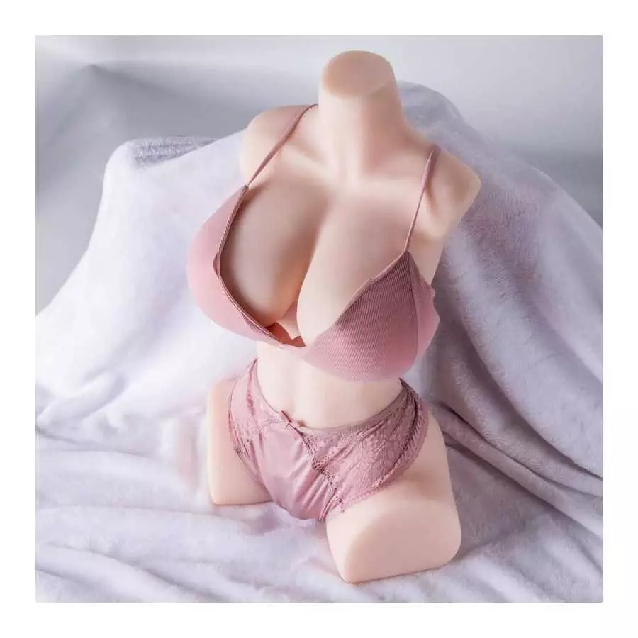 Adult Sex Doll Male Apparatus with Realistic Chest Realistic Vagina Anal Optional Anal, 14.3lbs (6.5KG) Real Female Torso Adult 