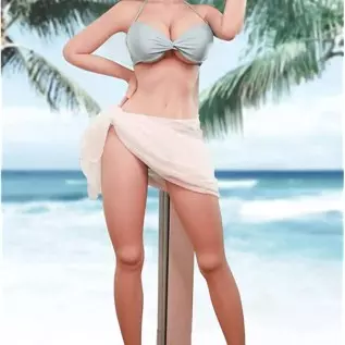 5.4 Feet Torso Full Body Sex Doll with Breasts Ass and 3D Vaginal Anal TPE Silicone Women's Full Size Sex Doll for Men Life-Like