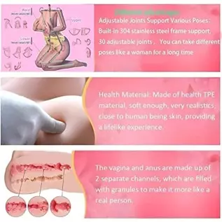 TPE Sex Doll 5.2ft Soft Jelly Big Breasts Sex Dolls Women's Torso Full Body Life Like Full Size Doll Love Sex Partner for Men Lo TPE Sex Doll 5.2ft Soft Jelly Big Breasts Sex Dolls Women's Torso Full Body Life Like Full Size Doll Love Sex Partner for Men Lo