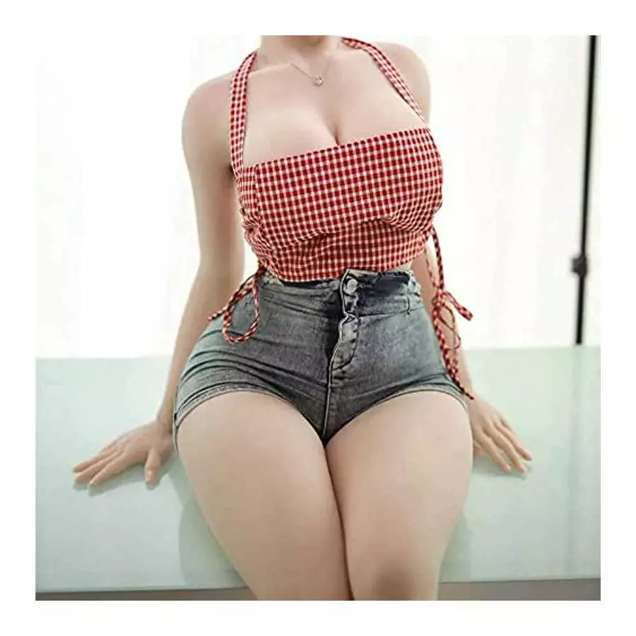 Lifelike Sex Doll Big Breast Sex Doll for Men TPE Silicone Doll Sex Sexy Doll Full Life Size Sex Doll Lingerie for Men(5.1ft 92.