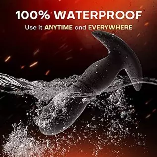 Thrusting Anal Plug -Prostate Massager with App Control Adult Sex Toys Dildo Vibrator with 4 Thrusting & Vibrating Modes, G-Spot