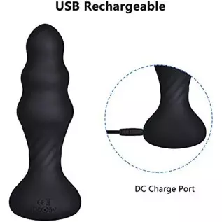 Thrusting Anal Vibrator, Cob Vibrating Butt Plug with 7 Powerful Patterns, Thrusting Sex Toys for Men Thrusting Anal Vibrator, Cob Vibrating Butt Plug with 7 Powerful Patterns, Thrusting Sex Toys for Men
