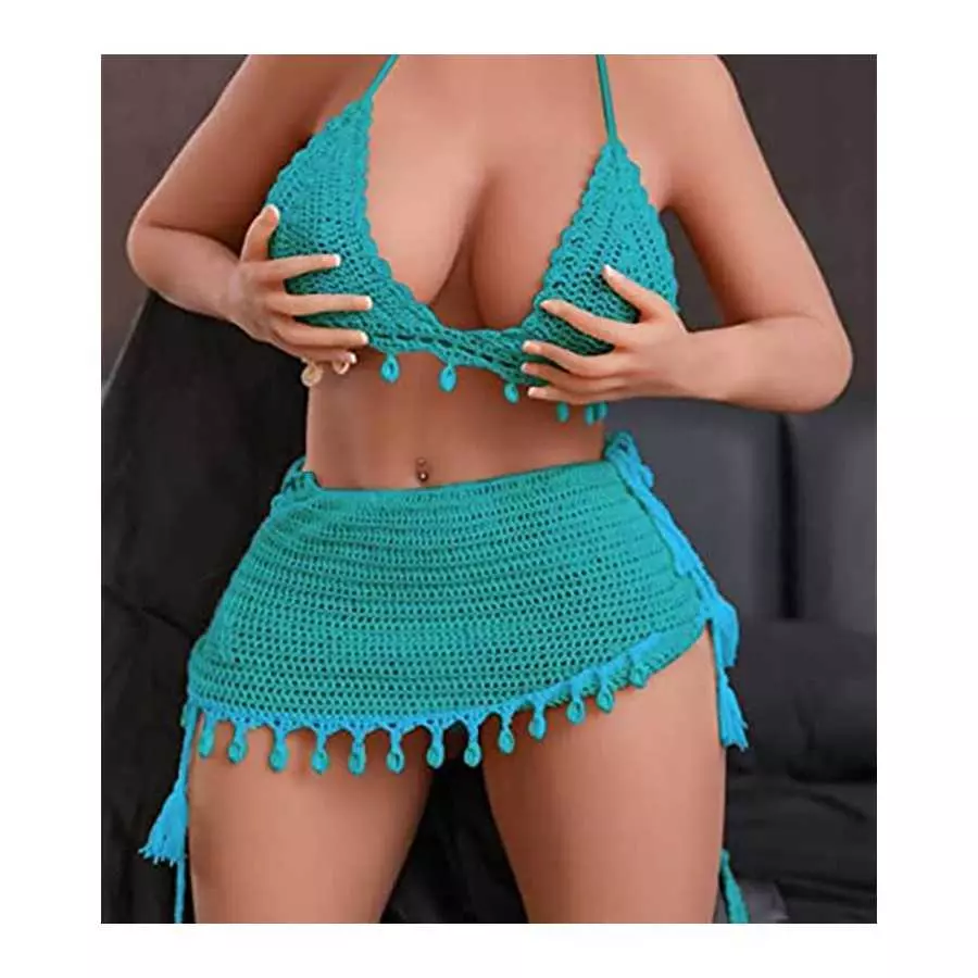 62LB Sex Doll Big Boobs, Tan Skin Lifelike Sex Dolls for Men with Super Soft Gel Butt and Breasts, Life Size Plump Love Doll, So