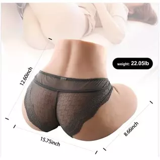 Automatic Ass Sex Doll Male Masturbator - Jaspik Life Size Blowjob Male Sex Toy with Lifelike Vaginal w/ 5 Sucking Frequencies &