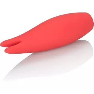 CalExotics Red Hot Flare - 10-Function Waterproof Vibrator – Rechargeable Silicone Compact Teaser Vibe – Adult Sex Massager for 
