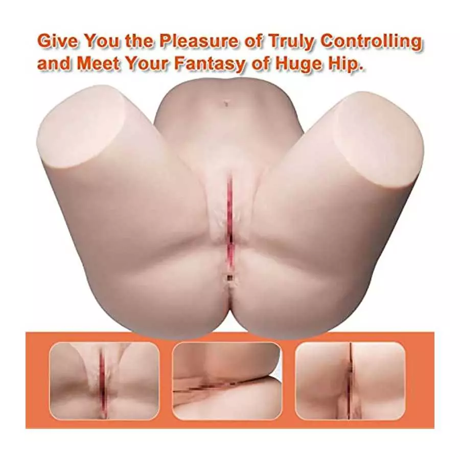 TANTALY 54 LB Male Masturbator Sex Doll Realistic Torso Silicone Female Big Butt Pocket Pussy Ass with Tight Vagina Anal Stroker